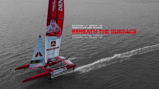 Beneath the surface logo, BTS Key visuals, SailGP, Denmark SailGP Team