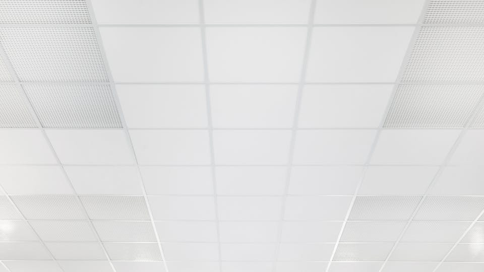 Acoustic ceiling solution: Rockfon® CleanSpace Pro, A, 600 x 600