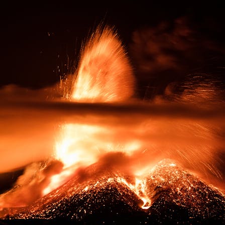 Exploding Volcano