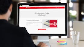 schallschutz-finder flachdach, teaser, teaserbild, schallschutz tool, germany