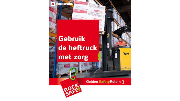 health, safety, health & safety, golden safety rules, rules, rocksafe, rockwool, benelux