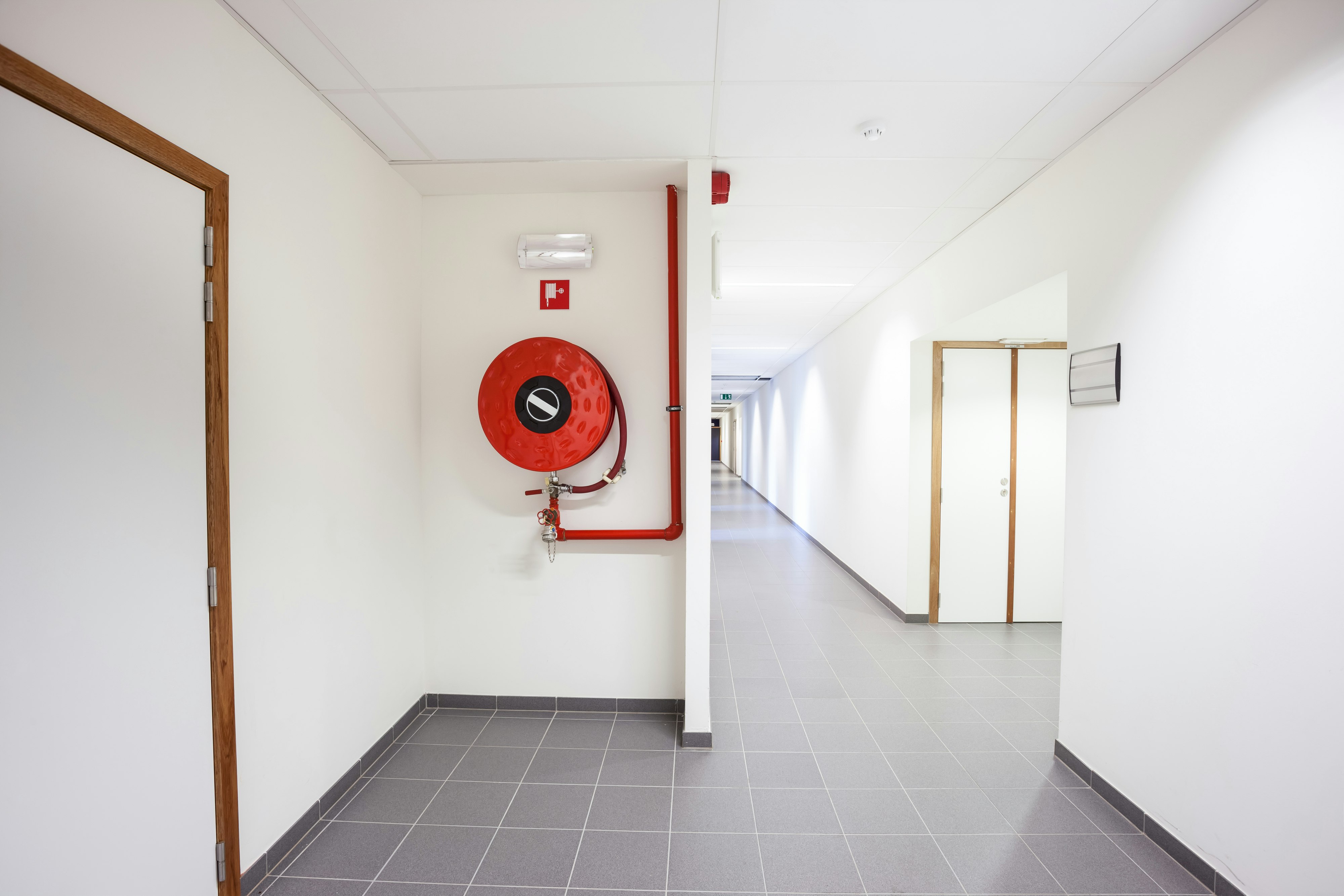 Hallway, Fire Protection, Fire Hose Reel