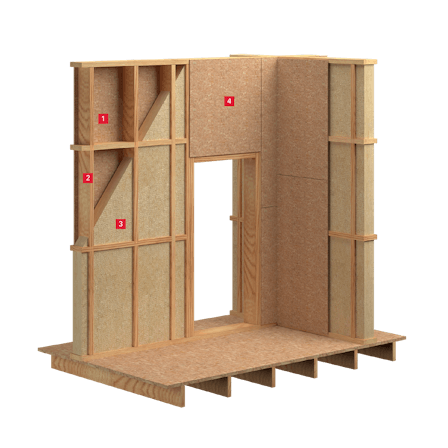 Timber Stud Wall, insulation