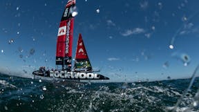 ROCKWOOL Denmark SailGP Team, Season 4, Los Angeles, LA 2023, Foiling, F50, on-board, action, race

