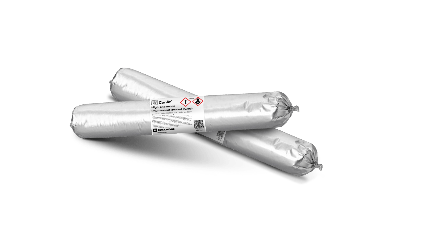 Prevents the spread of smoke and fire
ROCKWOOL Conlit® High Expansion Intumescent Sealant is water based acrylic sealant containing graphite. In the event of a fire, the active components provide a high volume expansion and pressure seal, closing off the void left.
by combustible materials.