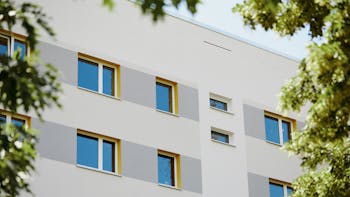 renovation, ETICS, reference, WDVS,  Leipzig, building site, Wohnungsbaugenossenschaft, Germany