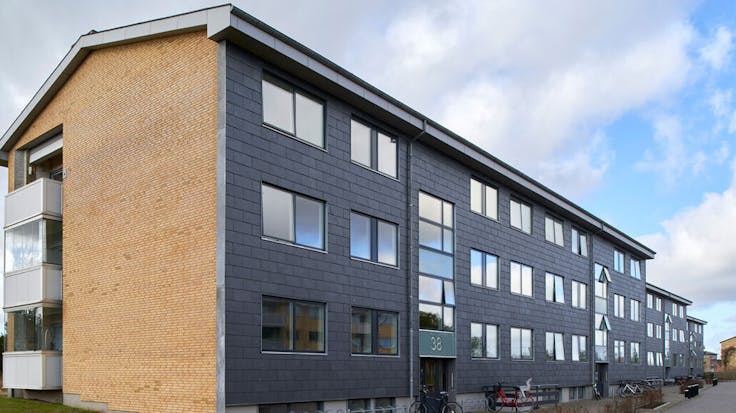 Reference case, Denmark, Grenaa, Fuglevænget, andelsbolig, apartments, REDAir FLEX, indoor climate