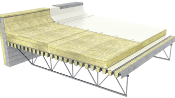Low Slope Roof Fabricated Components
Full Roof Render Detail - Unfaced Roof Components