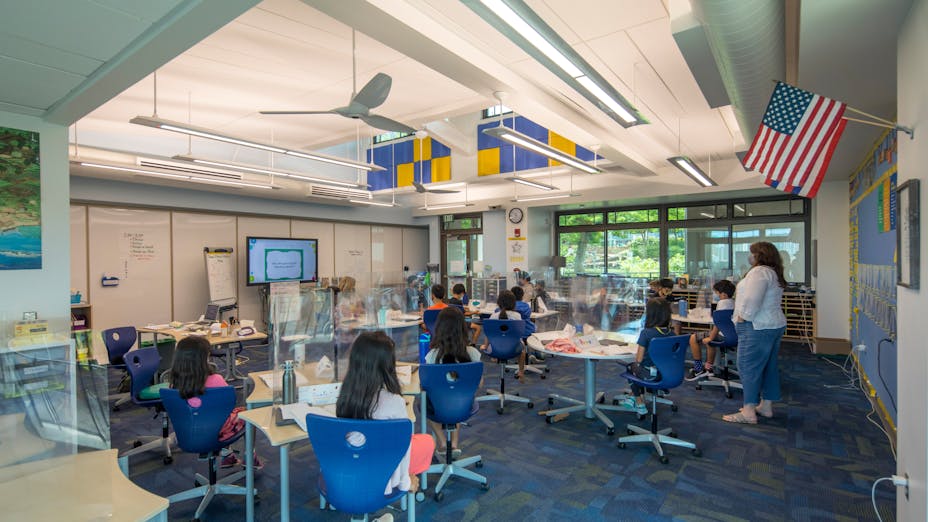 NA, Punahou School – The Sidney and Minnie Kosasa Community for Grades 2-5, Education, Design Partners Incorporated, Alaska, Sonar, Stone Wool Ceiling, Chicago Metallic 4000 Tempra, Suspension Grid 
