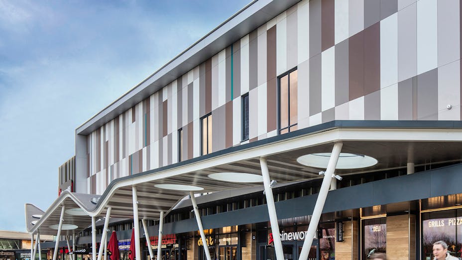 CineWorld with Rockpanel Chameleon and Rockpanel Colours in Whiteley, United Kingdom