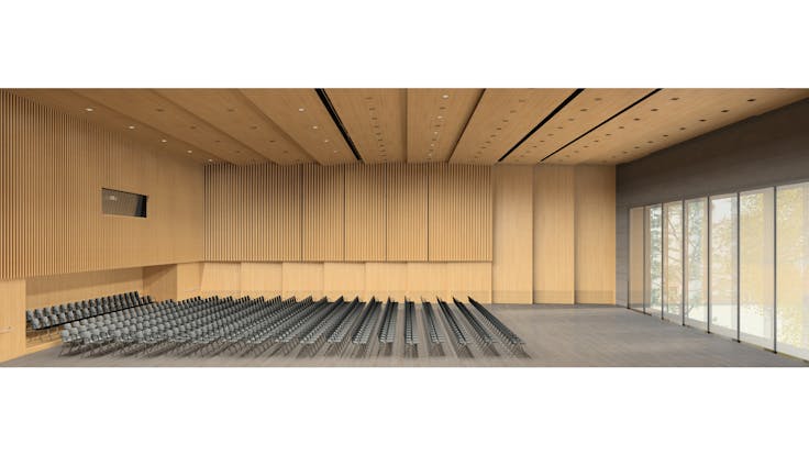 reference, house of music innsbruck, haus der musik innsbruck, visualisation, rendering, concert hall, austria