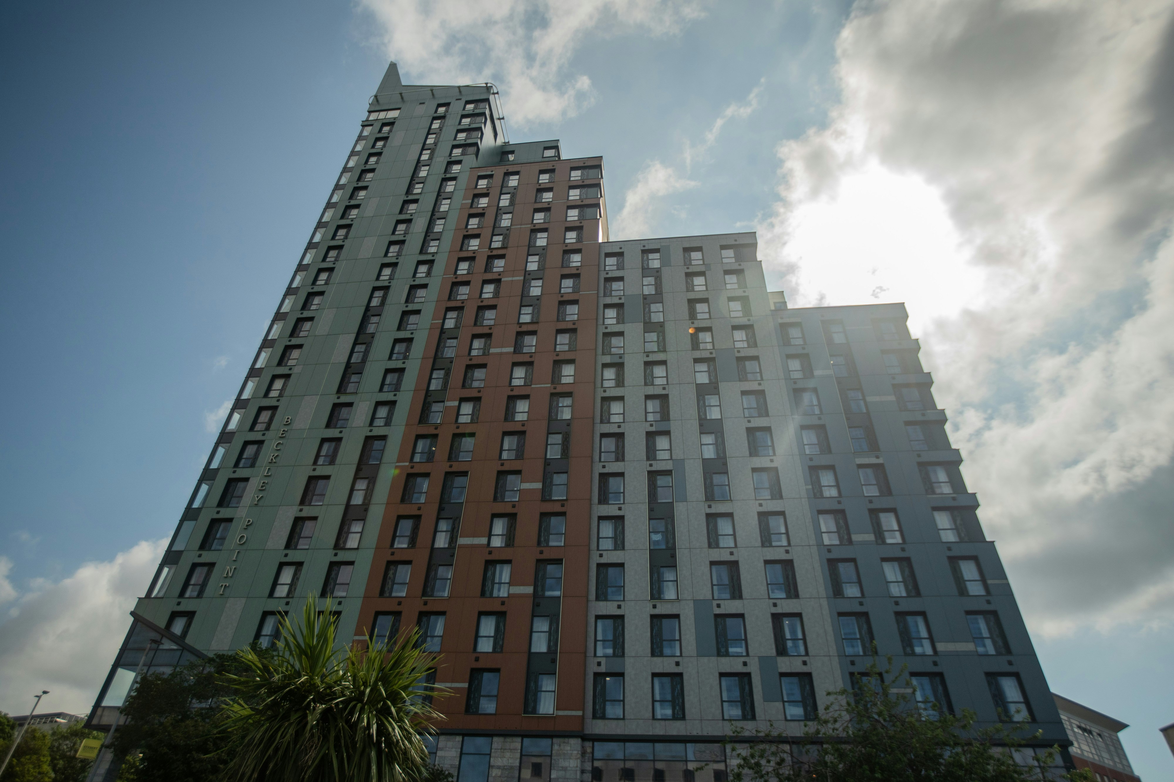 Beckley Point in Plymouth UK, ROCKWOOL UK case study, facade insulation, fire resilience case study, tall building, scryscraper