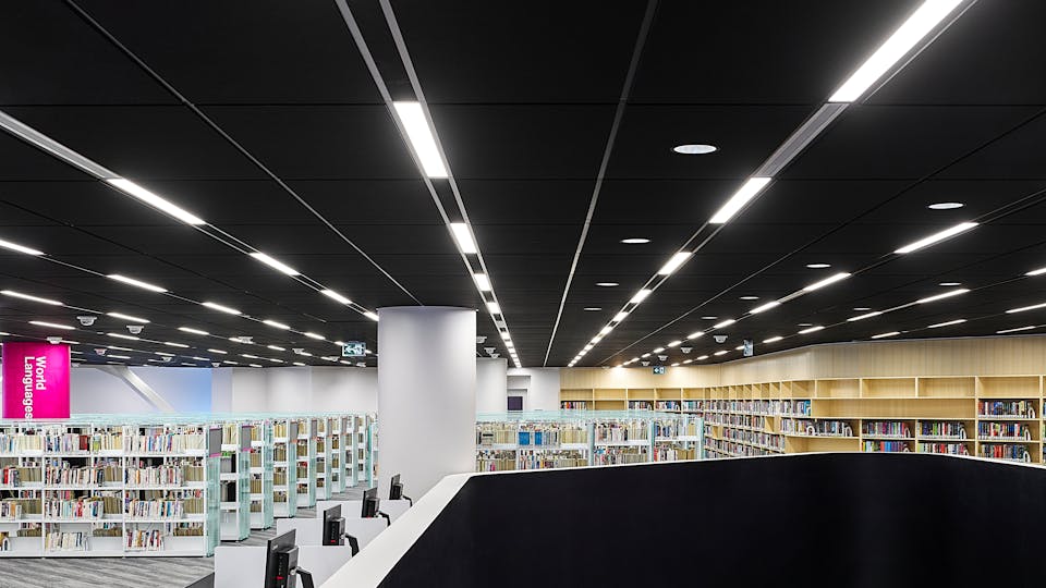 NA, Stanley Milner Library, Teeple Architects, Color-all Black