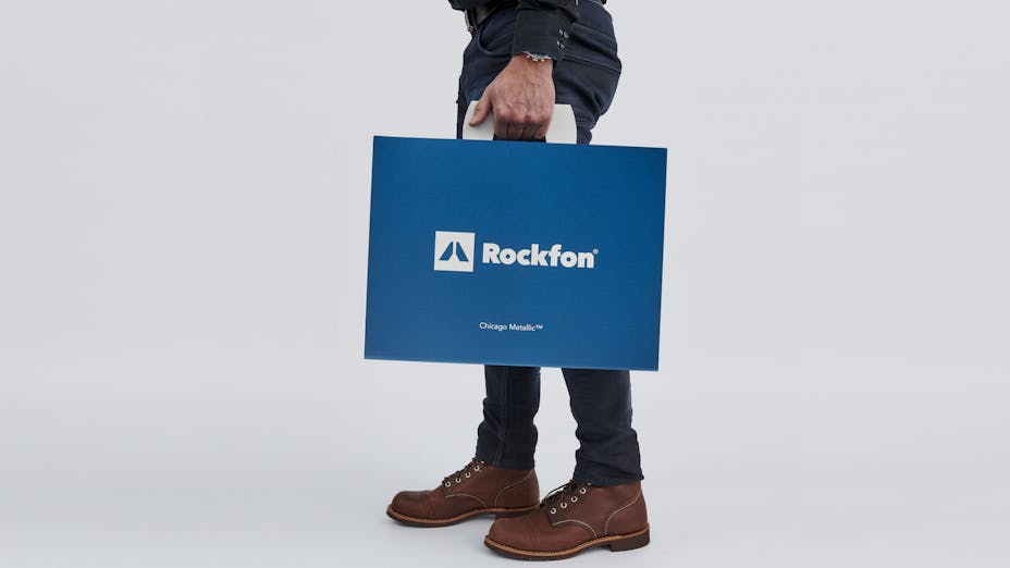 Foto van de Rockfon solution box