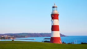 Smeaton's Tower Lighthouse, Great Britain Grand Prix , SailGP, 2021, Plymouth, Great Britain