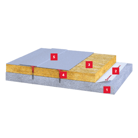 concrete deck, insulation