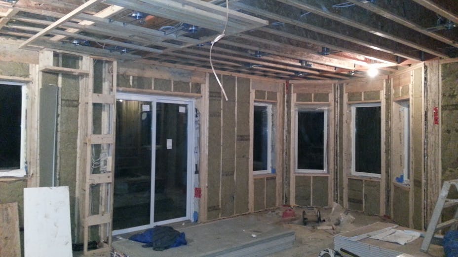 BabyFoot Case Study 2, construction, insulation, home, interior