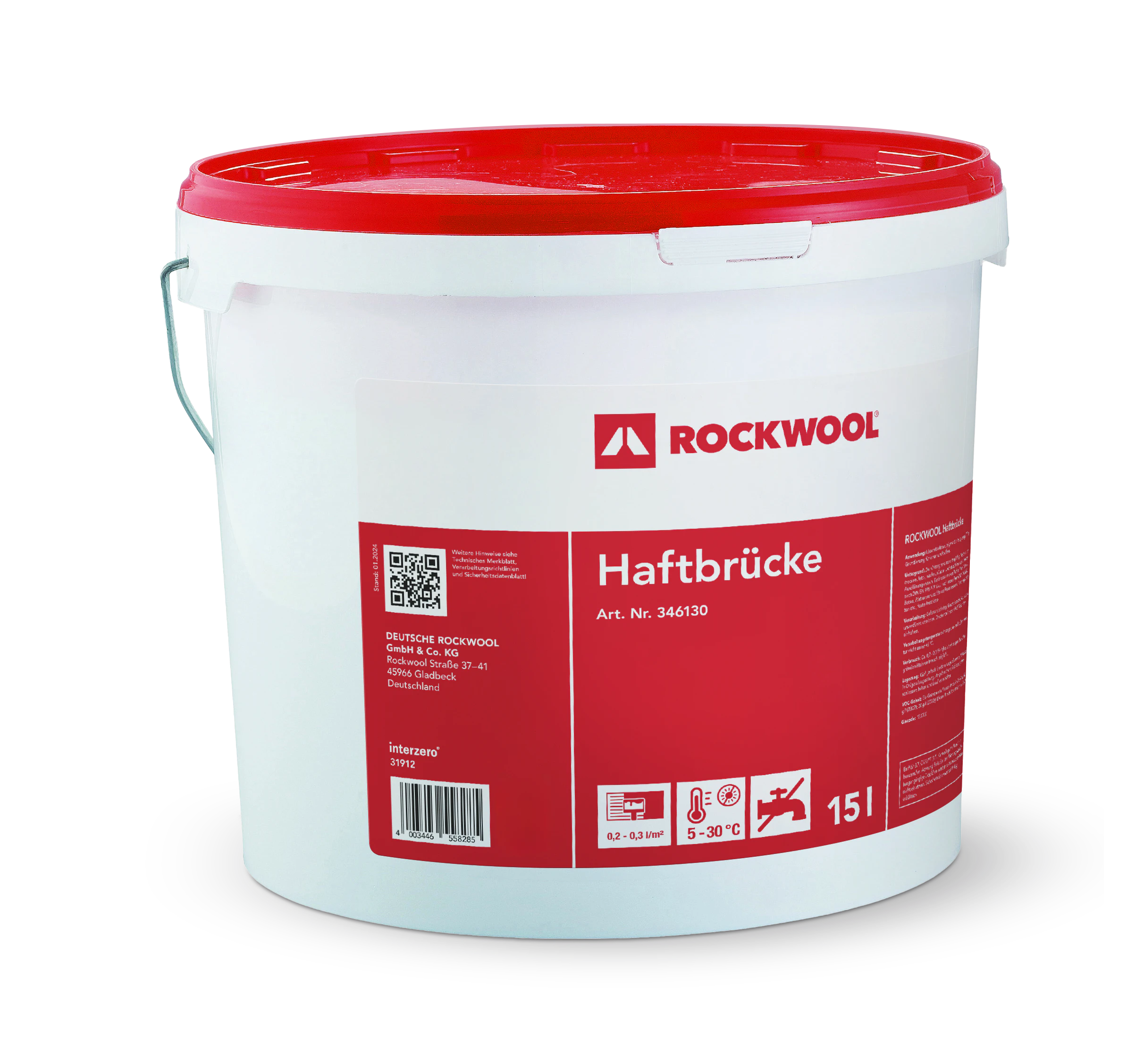 merchandise product, ROCKWOOL Haftbrücke, before processing, preparation, germany, Heck wallsystems, PIM