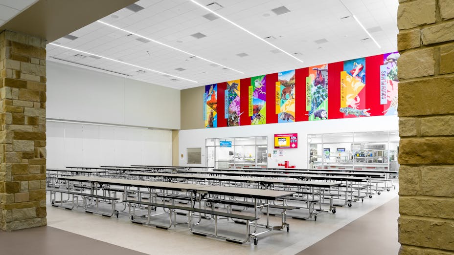 NA, PISD, Red Bluff Elementary School, cre8 Architects,  Tropic, Chicago Metallic 1200 Grid