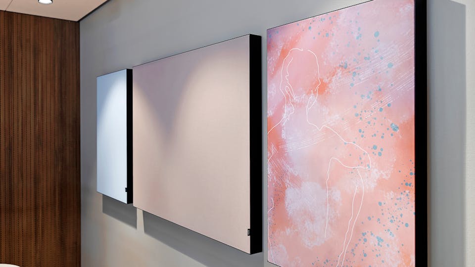Featured products: Rockfon Canva® Wall panel, A, 1200 x 900 - Rockfon Color-all®, X