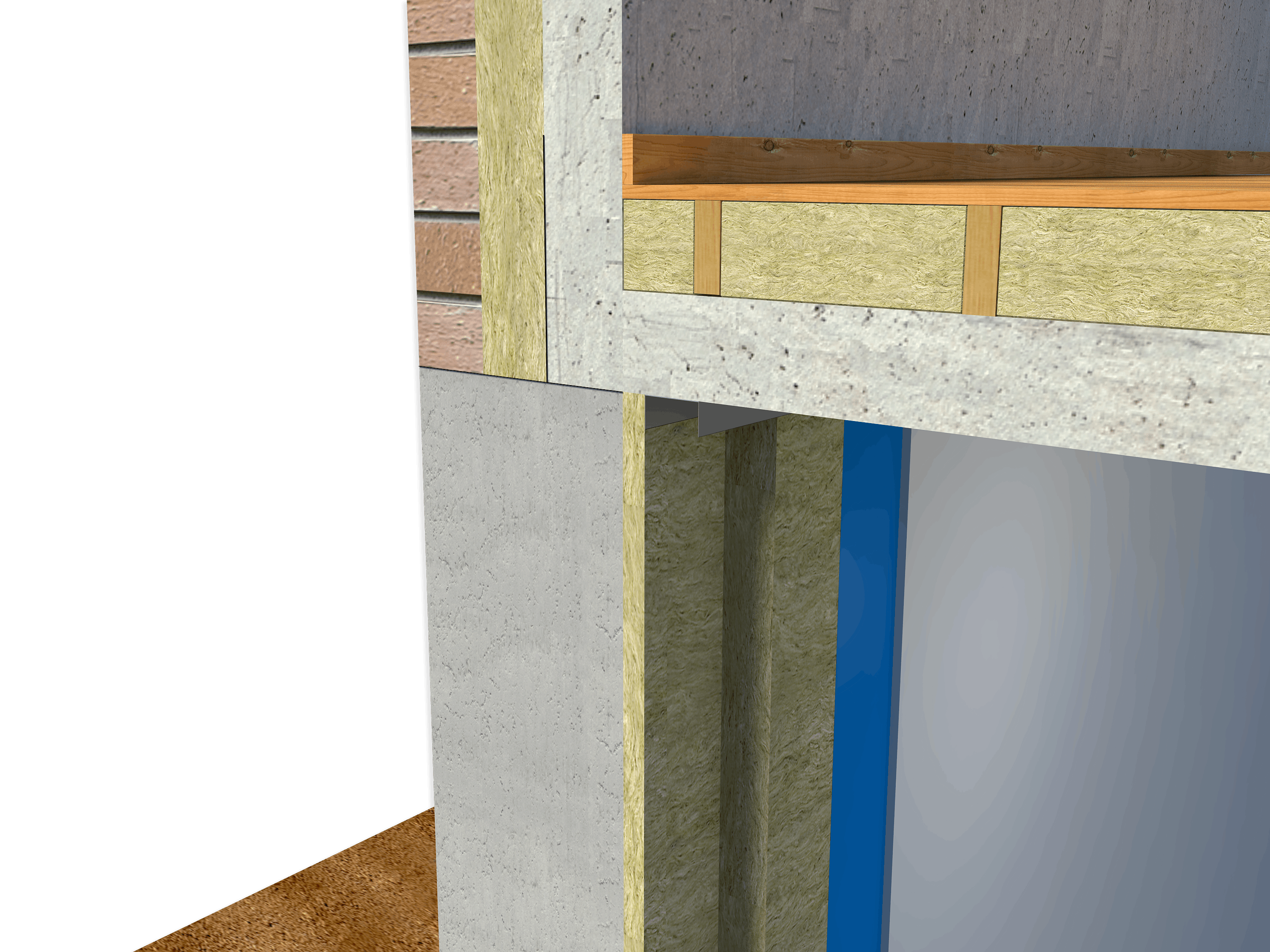 Insulation, construction, basement