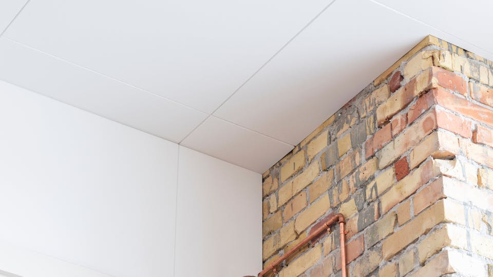 Acoustic ceiling solution: Rockfon Blanka®, X, 600 x 600