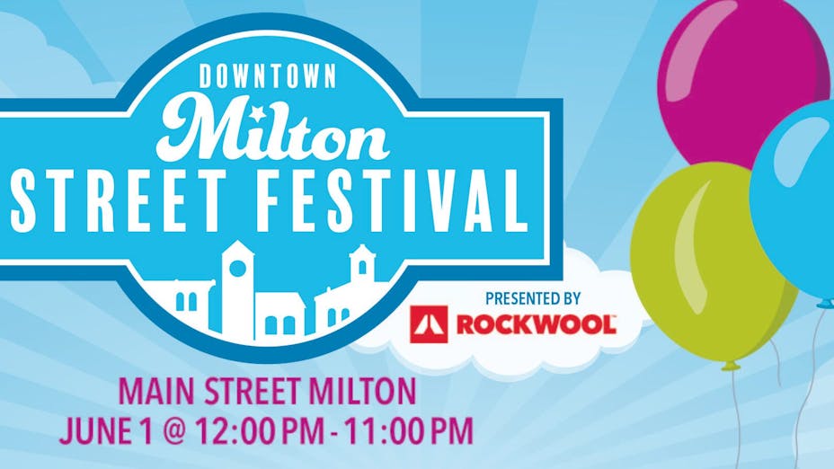 ROCKWOOL is proud to support our local communities with arts and culture events such as the Downtown Milton Street Festival
