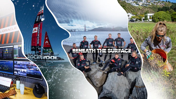 SailGP, Beneath the surface, thumbnail, BTS, Season 4, ROCKWOOL SailGP Team, F50, new boat

