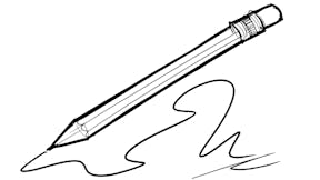 Pencil, drawing - large