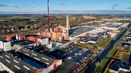 Drone images of the factory in Vamdrup DK
