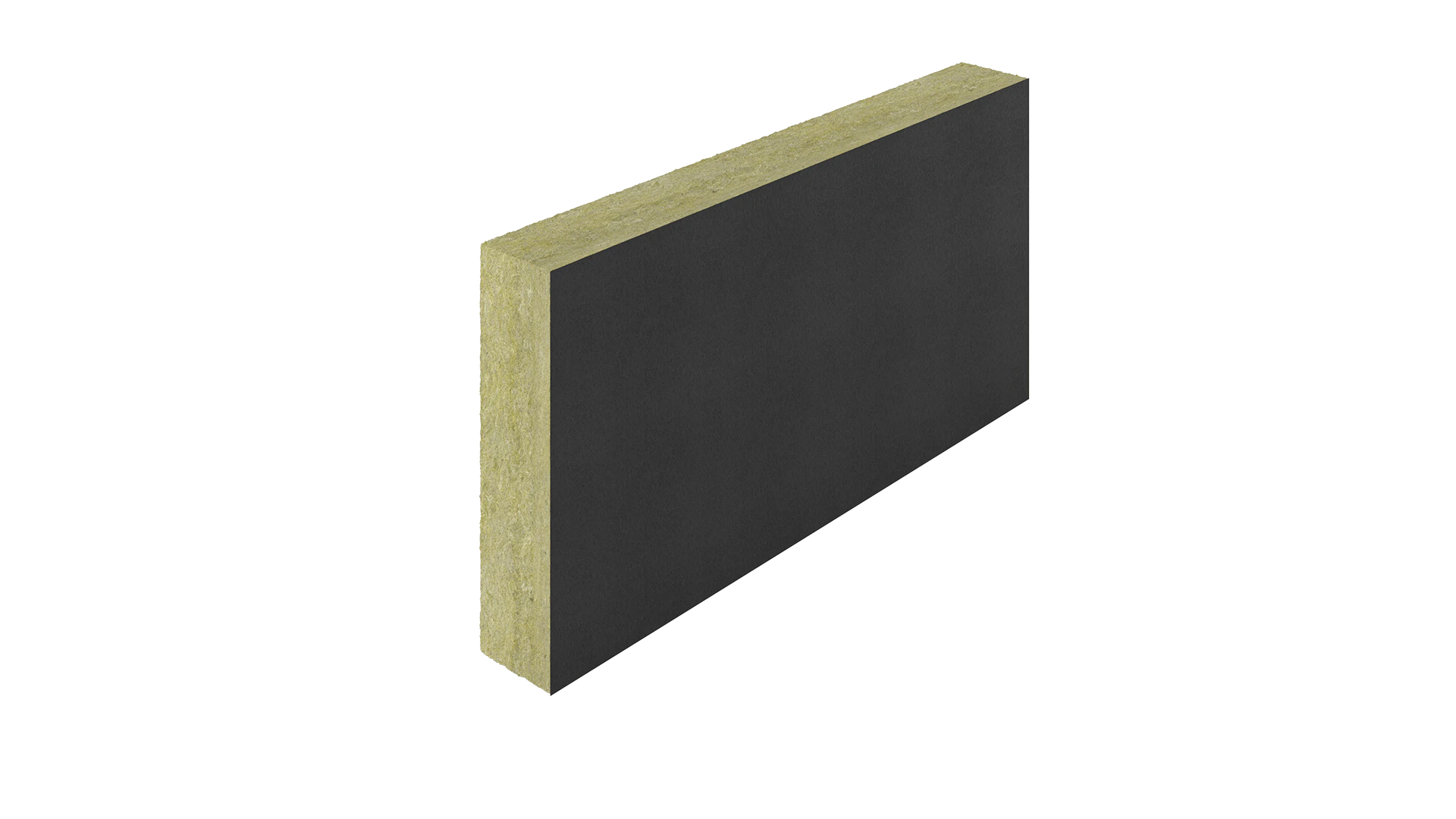 Rockvent Solid black, Product, GBI, ventilated facades, insulation, slab, stonewool