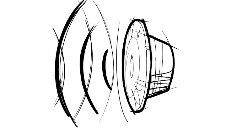Speaker sketch - large
Speaker, sound, noise