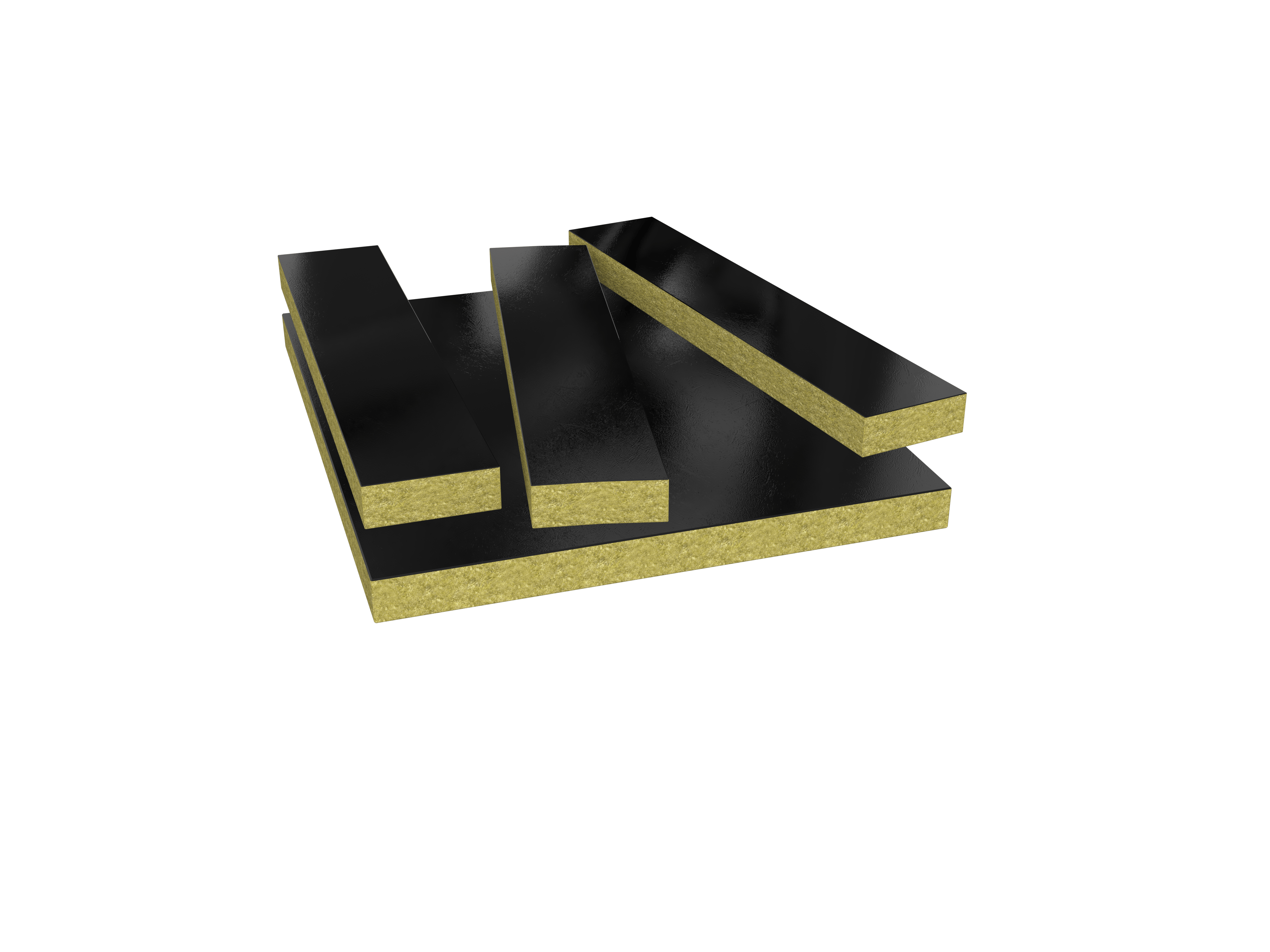 SP Fire Stop Black Foil Slabs