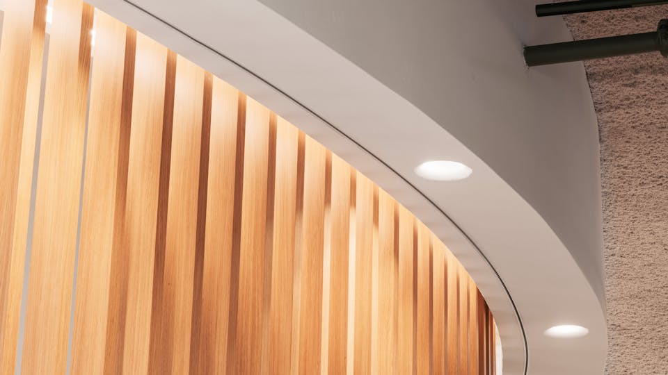 Acoustic ceiling solution: Rockfon® Mono Acoustic, Direct TE Elegant Render, 1200 x 1200