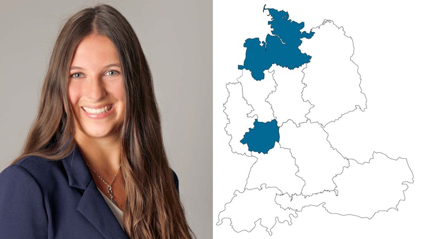 contact person, Customer service, profile and map, Alina Bocholzmann, Rockfon, DE