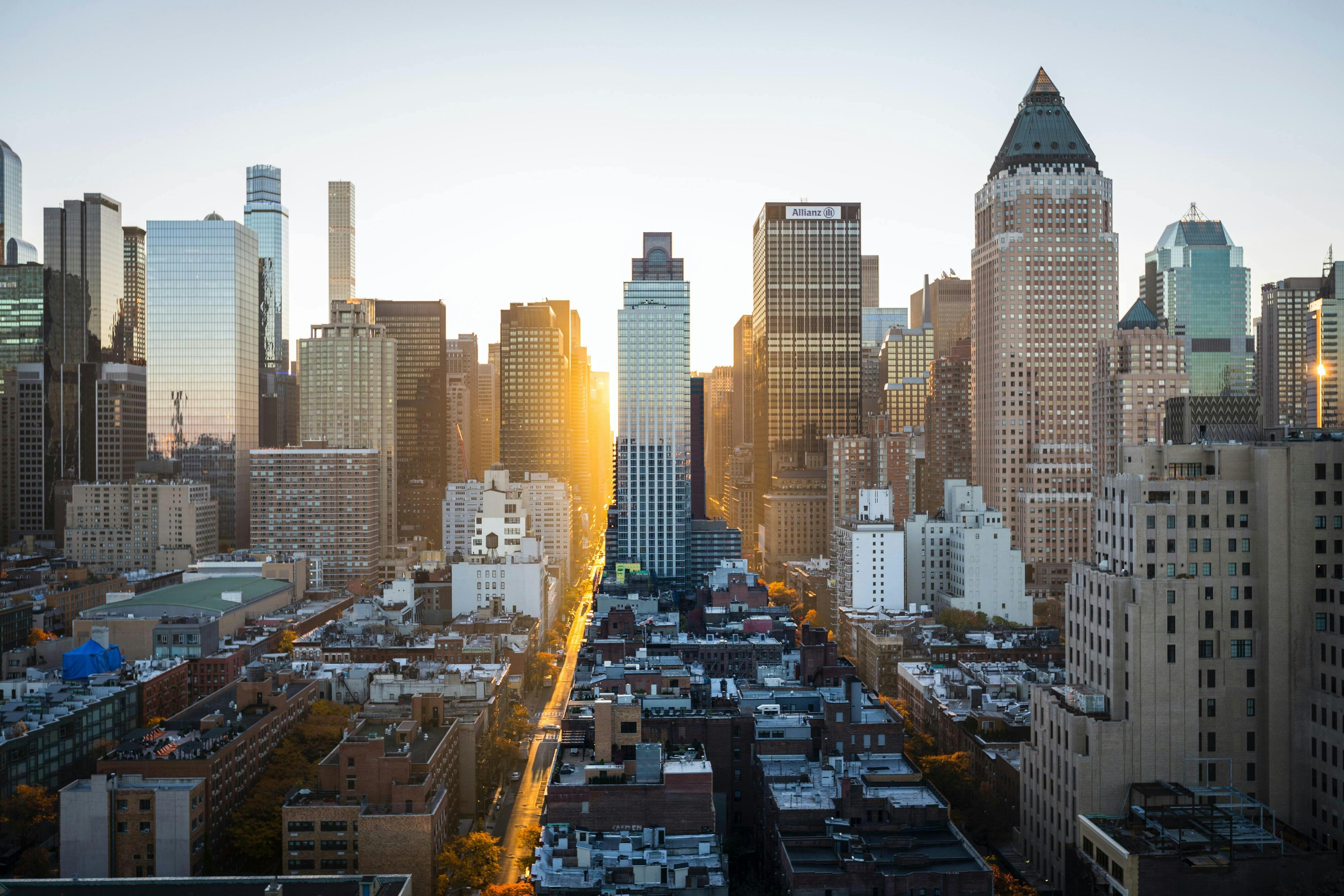 New York, sunrise, city, city scape, urban, buildings, 
Annual report 2020