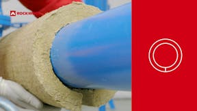 Installation Video Guide; Application of a pipe section on straight pipe, RW-TI, Rockwool