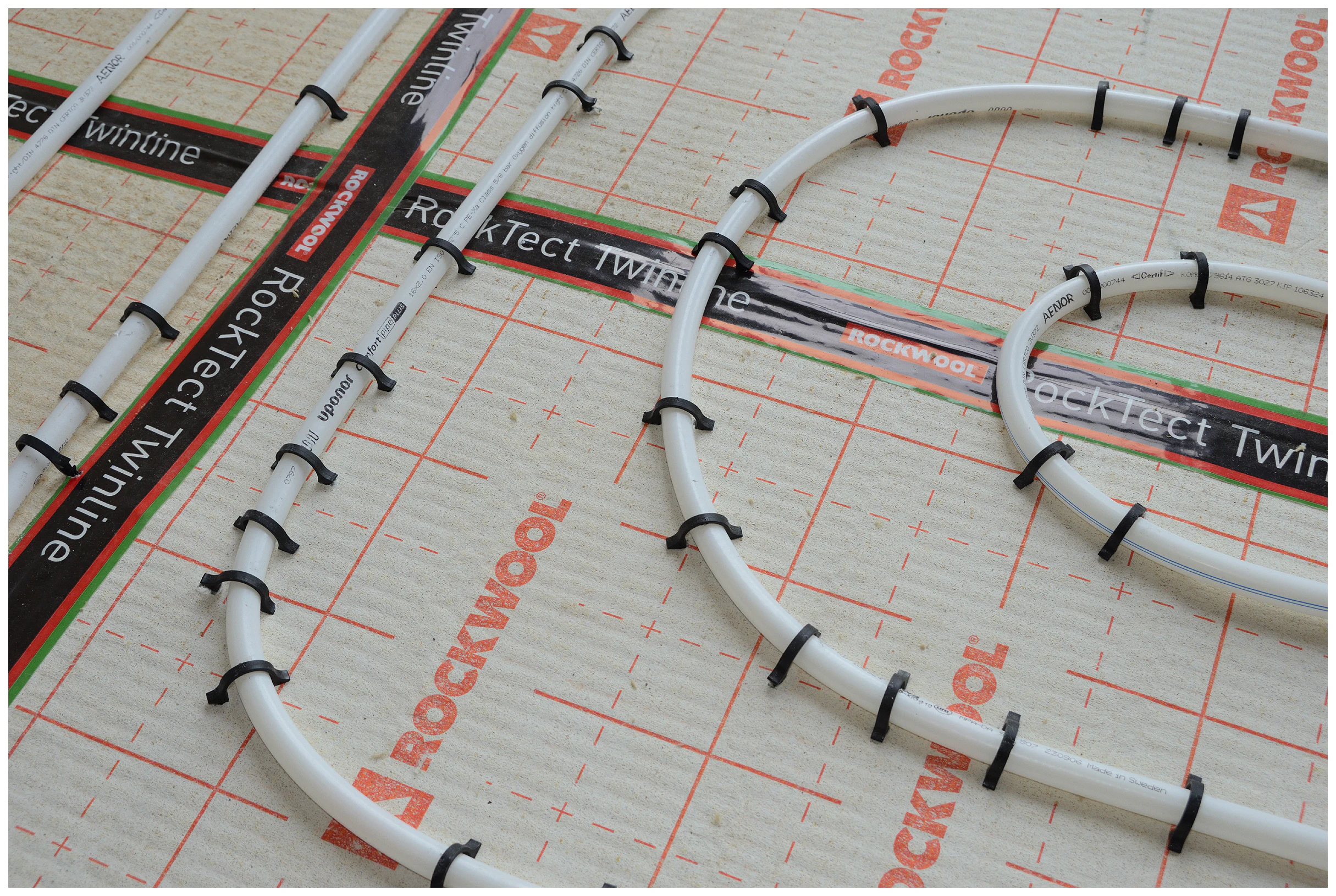 floor, sound insulation, trittschall, trittschalldämmung, fußbodenheizung, floorheating, system, floorrock Heat CP3, germany, PIM