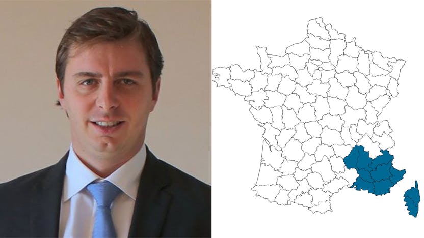 contact person, sales, profile and map, Pierre Boiron, rockfon, france, FR