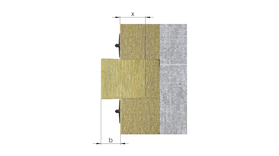 product, system, wall, facade, ventilated facade, fixrock bwm brandriegel kit, luftraum und auflager, germany