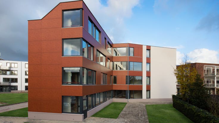 Apartment complex ‘‘t Bakenshof’ in Horst, The Netherlands