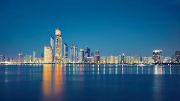 Abu Dhabi, city, urban, water