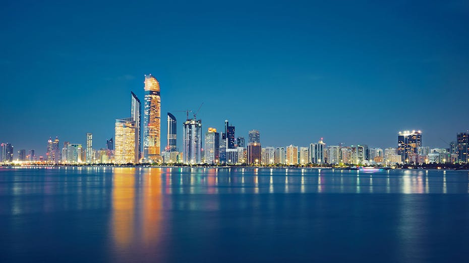 Abu Dhabi, city, urban, water