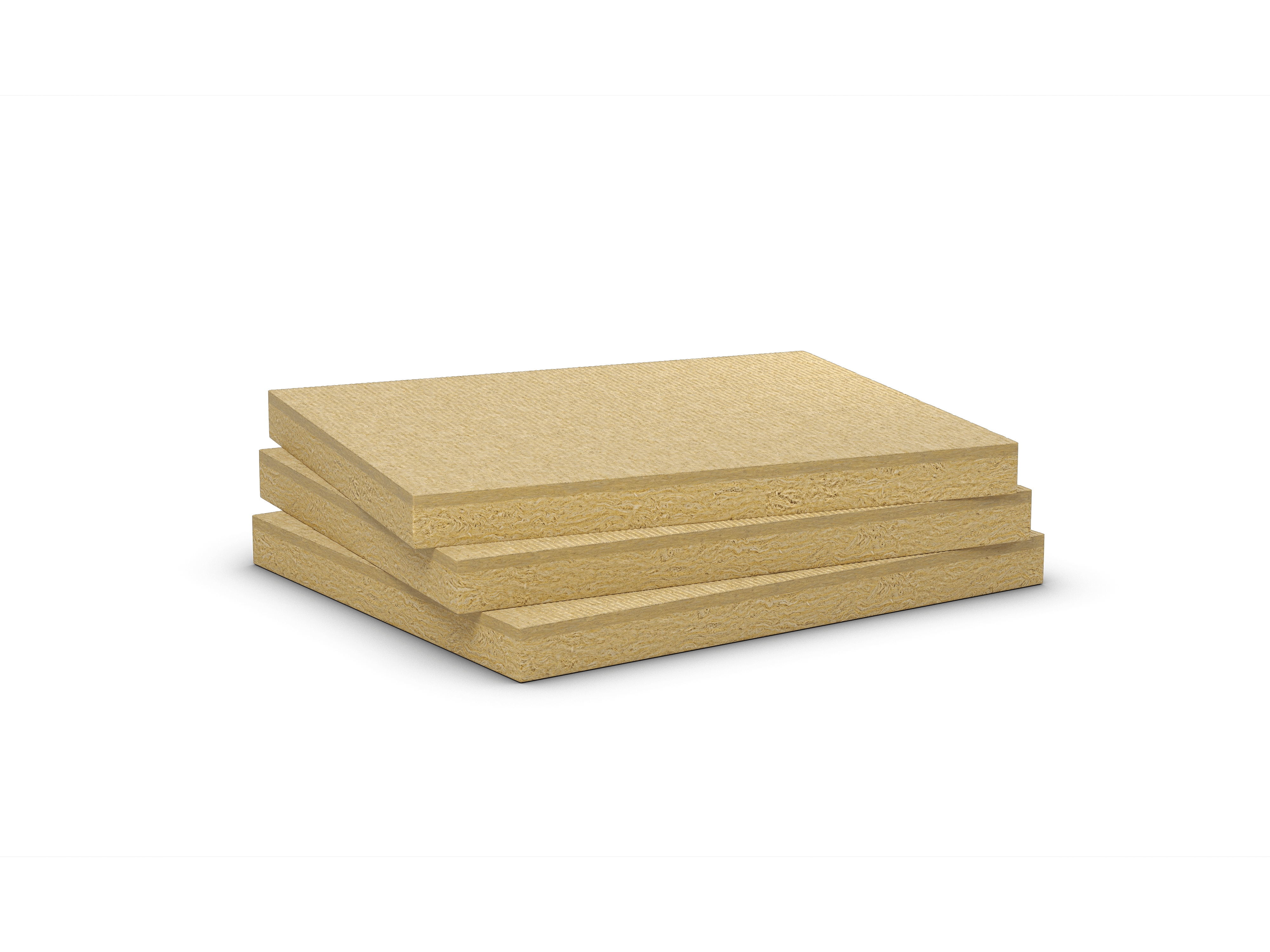 Double density stone wool slabs.