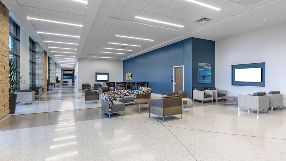 NA, New hospital in the Dallas/Fort Worth area (name withheld as requested), Healthcare, The Beck Group, Sonar, Stone Wool Ceiling Tile, Chicago Metallic 4000 Tempra, Suspension Grid