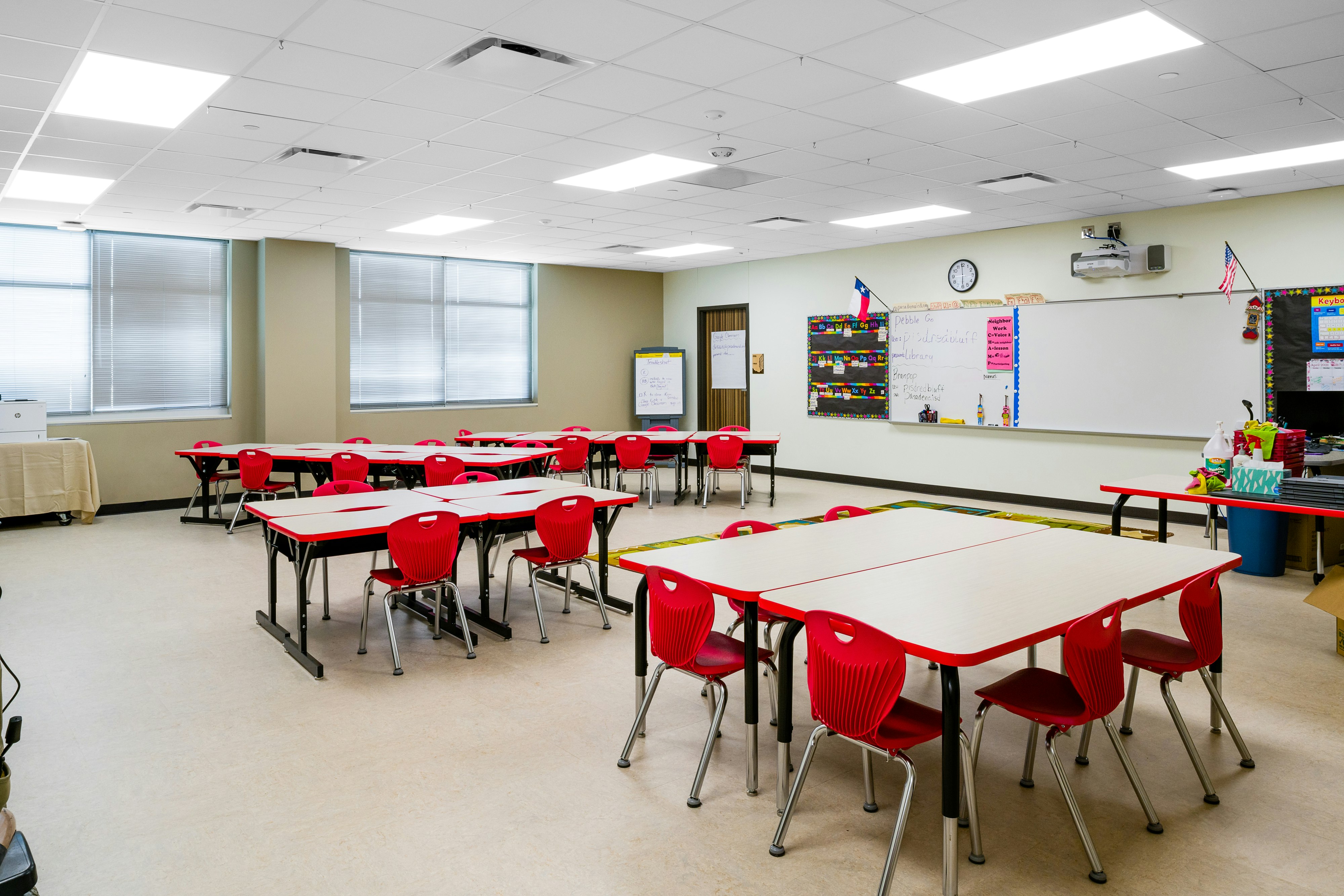 NA, PISD, Red Bluff Elementary School, cre8 Architects, Pacific, Chicago Metallic 1200 Grid