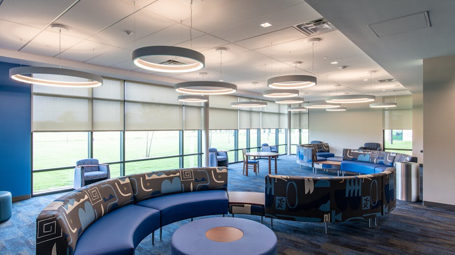 NA, Collin College Wylie Campus, Education, Page Southerland Page, Inc., Alaska 2'x6', Stone Wool Ceiling Tile, Chicago Metallic 1200, Suspension Grid
