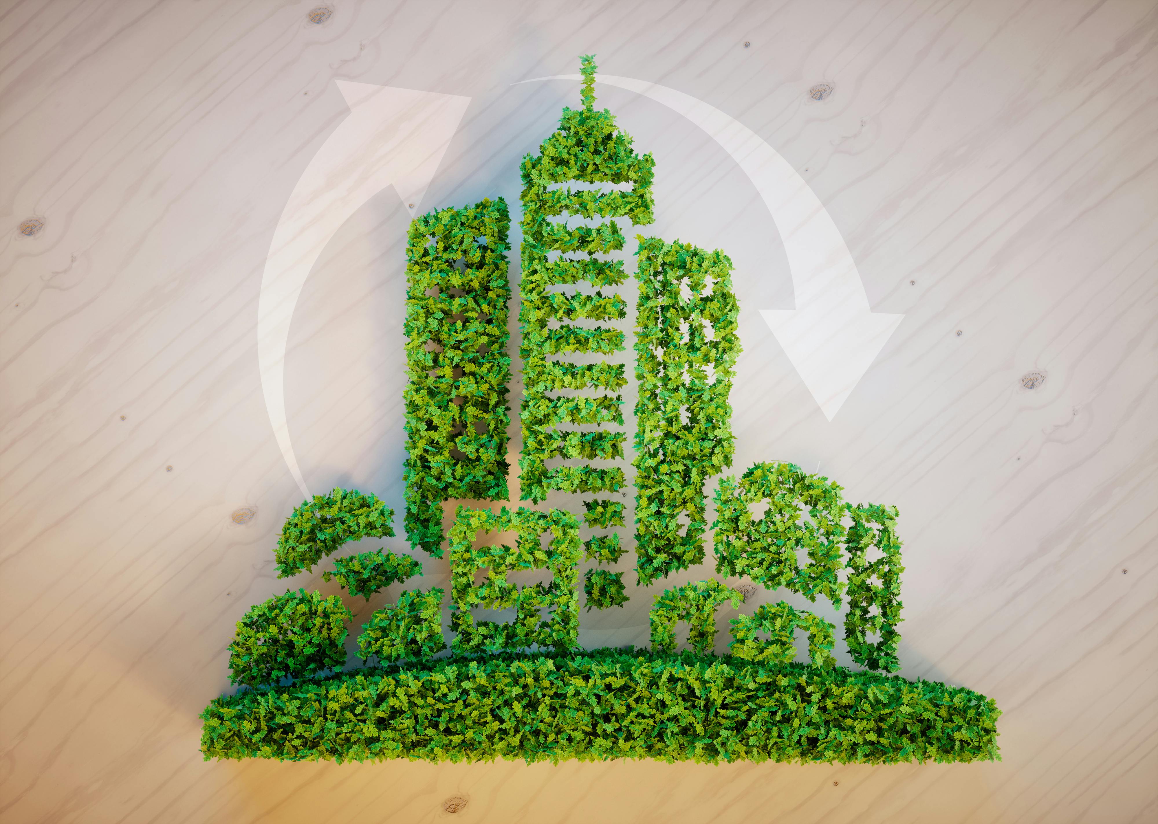 Sustainability, Building, City, Green