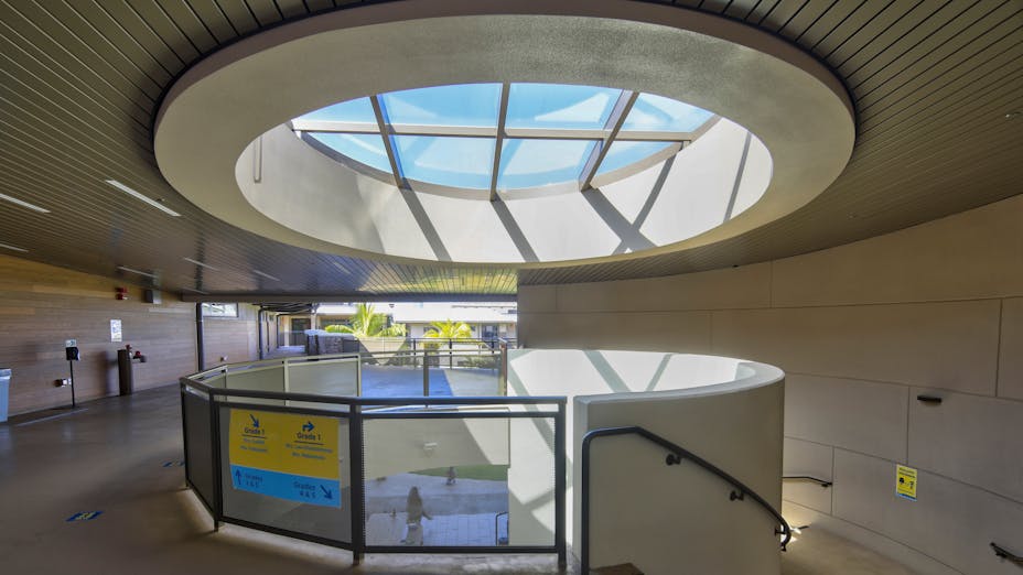 NA, Punahou School – The Sidney and Minnie Kosasa Community for Grades 2-5, Education, Design Partners Incorporated, Planar, Infinity, Metal Ceilings