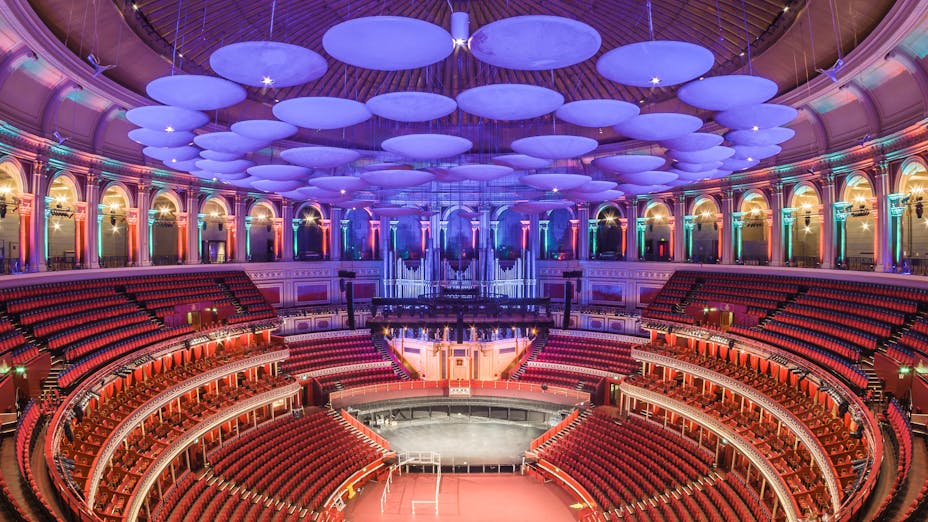 Interior Royal Albert Hall, concert hall, London